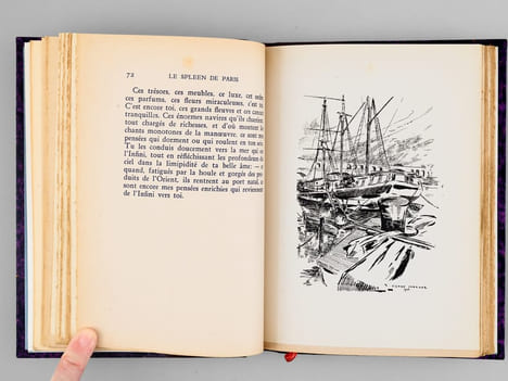Le Spleen de Paris. Dix hors-texte de Pierre Cabanne. BAUDELAIRE, Charles ; (CABANNE, Pierre)