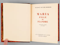 Maria Fille de Flandre.