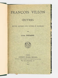 François Villon. Oeuvres