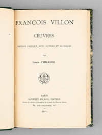 François Villon. Oeuvres