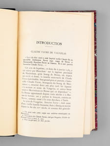 Remarques sur la Langue Françoise. Fac similé de l'édition originale