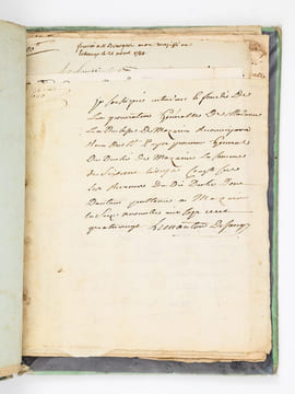 Duché de Mazarin [ Manuscrit ] Recueil de pièces originales relatives aux dépenses faites dans le Duché de Mazarin Année 1779 à 1780. Collectif ; ...