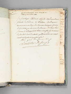 Duché de Mazarin [ Manuscrit ] Recueil de pièces originales relatives aux dépenses faites dans le Duché de Mazarin Année 1779 à 1780. Collectif ; ...