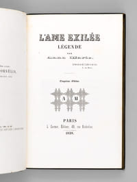 L'Ame exilée. Légende.