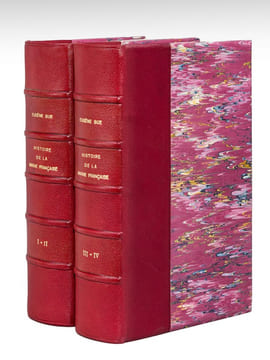 Histoire de la Marine Française (4 Tomes - Complet). SUE, Eugène