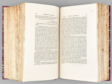 Histoire de la Marine Française (4 Tomes - Complet). SUE, Eugène