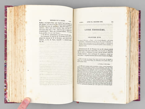 Histoire de la Marine Française (4 Tomes - Complet). SUE, Eugène