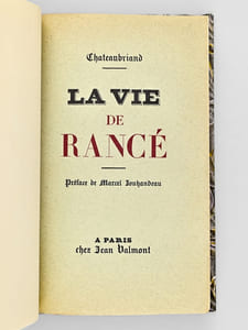La Vie de Rancé