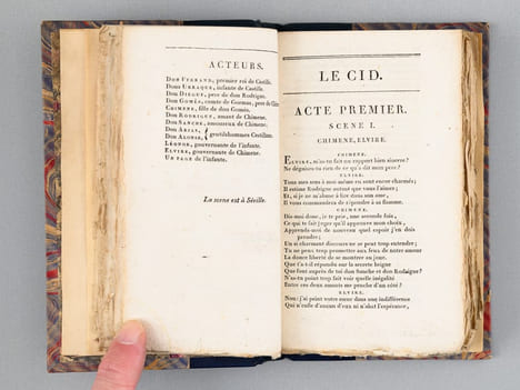 Chefs-d'oeuvre de P. Corneille - édition stéréotype d'après le procédé de Firmin Didot ( 3 tomes - complet) [ On joint : ] Chefs-d'oeuvre de Th. ...