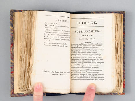 Chefs-d'oeuvre de P. Corneille - édition stéréotype d'après le procédé de Firmin Didot ( 3 tomes - complet) [ On joint : ] Chefs-d'oeuvre de Th. ...