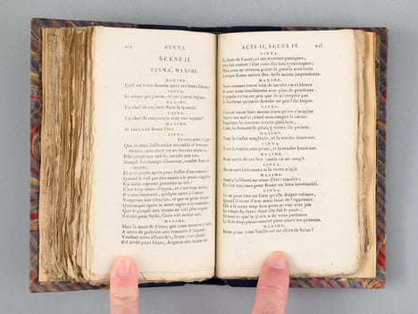 Chefs-d'oeuvre de P. Corneille - édition stéréotype d'après le procédé de Firmin Didot ( 3 tomes - complet) [ On joint : ] Chefs-d'oeuvre de Th. ...