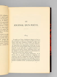 Oeuvres complètes de Alfred de Vigny (8 Tomes - Complet) I : Poëmes. Livre mystique - Livre antique - Livre moderne - Poëmes philosophiques - Suzannne - Héléna - Fragments inédits ; II : Servitude et Grandeur Militaire. Laurette et le cachet rouge. La veillée de Vincennes. La Canne de jonc ; III : Cinq-Mars ou Une conjuration sous Louis XIII ; IV : Stello - La Deuxième Consultation du Docteur Noir - Scènes du Désert ; V : Théâtre I : Pièces en Vers. Othello - Shylock - Fragments de Roméo ; VI : Théâtre II : Pièces en Prose. La Maréchale d'Ancre - Quitte pour la Peur - Chatterton ; VII : Correspondance. Première Série (1816-1835) ; VIII : Le Journal d'un Poète. Tome Premier (1823-1841)