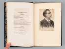 [ Ensemble de 7 livres édit. Alphonse Lemerre, sous reliure cuir assortie ] Arrière-Saison, poésies ; Le Cahier Rouge, poésies ; Madame de Maintenon, ...