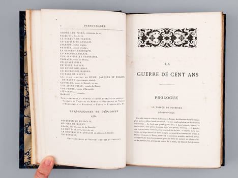 [ Ensemble de 7 livres édit. Alphonse Lemerre, sous reliure cuir assortie ] Arrière-Saison, poésies ; Le Cahier Rouge, poésies ; Madame de Maintenon, ...