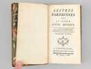 Lettres Parisiennes sur le Désir d'être Heureux (2 Parties - Complet). Anonyme ; [ JACQUIN, Abbé Armand Pierre ]