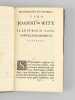 Vibius Sequester De Fluminibus, Fontibus, Lacubus, Nemoribus, Paludibus, Montibus, Gentibus quorum apud Poëtas mentio fit. Ex Recensione Francisci ...