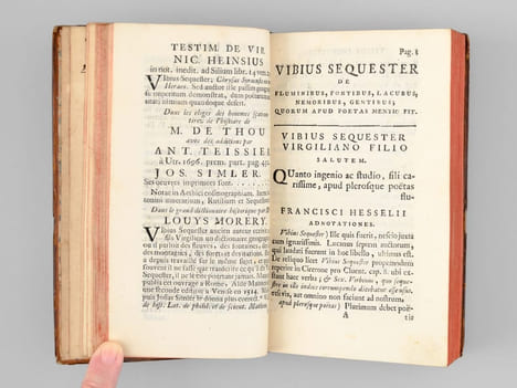 Vibius Sequester De Fluminibus, Fontibus, Lacubus, Nemoribus, Paludibus, Montibus, Gentibus quorum apud Poëtas mentio fit. Ex Recensione Francisci ...