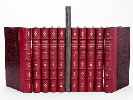 Histoire de la Révolution Française (10 Tomes - Complet) [On Joint : ] Atlas pour l'Intelligence des Campagnes de la Révolution Française, dressé par ...
