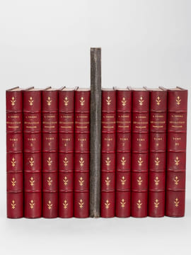 Histoire de la Révolution Française (10 Tomes - Complet) [On Joint : ] Atlas pour l'Intelligence des Campagnes de la Révolution Française, dressé par ...