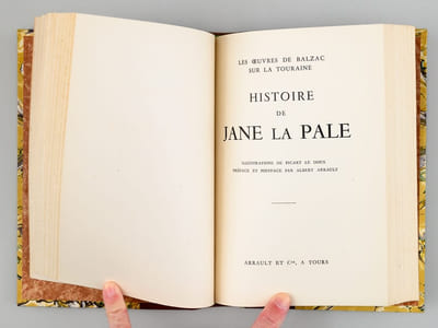Eugènie Grandet ; Le Rendez-Vous (La Femme de Trente ans) - Histoire de Jane la Pâle ; La Grenardière [ Oeuvres de Balzac sur la Touraine ]