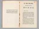 L'Homme redevenu Homme, ou Les Africains &agrave; l'Assembl&eacute;e Nationale [ Edition originale ]. UN ANCIEN CAPITAINE D'INFANTERIE