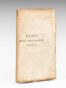 Essai d'une Bibliographie Annuelle, ou Résumé des différens Catalogues de Livres qui ont paru dans le cours de l'an 9 ; avec les prix des Articles. 