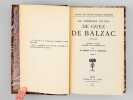 Les premières lettres de Guez de Balzac , 1618-1627 (Complet en 2 tomes). GUEZ de BALZAC (Jean-Louis, 1597-1654) ; BIBAS, H. ; BUTLER, K.-T.