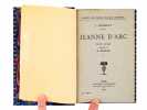 Jeanne d'Arc (complet en deux tomes, reliés en un volume). MICHELET, Jules ; RUDLER, G. (éd.)