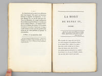 La Mort de Henri Quatre, Poème [ Edition originale - Livre dédicacé par l'auteur ]