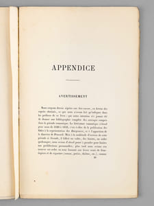 Appendice à la Seconde Edition de la Bibliographie Romantique, suivi de la Table des Noms, des Ecrivains et des Artistes du XIXe siècle cités dans ce livre, et de celle des ouvrages qui y sont décrits