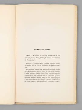 Appendice à la Seconde Edition de la Bibliographie Romantique, suivi de la Table des Noms, des Ecrivains et des Artistes du XIXe siècle cités dans ce ...