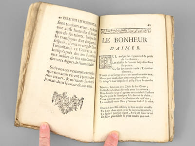 Essai sur les Sentiments que nous devons à nos Amis après leur Mort. Avec le Bonheur et le Malheur d'Aimer