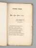 Seconde épitre à Paul-Louis Courier, vigneron [ Edition originale ]. FEUILLIDE, J.-G. C. de ; [ CAPPOT, Jean-Gabriel  ; CAPOT DE FEUILLIDE ]