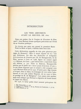 Recueil de quelques vers amoureux. BERTAUT, Jean ; TERREAUX, Louis