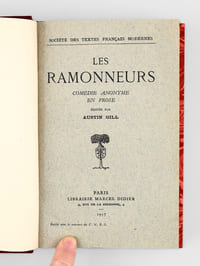 Les ramonneurs, comédie anonyle en prose