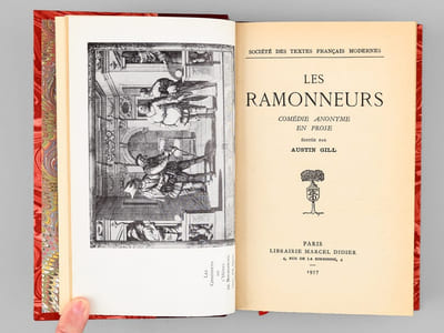Les ramonneurs, comédie anonyle en prose