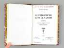 Le philosophe sans le savoir. SEDAINE, Michel ; GARAPON, Roger