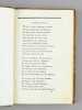Poésies diverses [ Edition originale ]. GUYETAND du MONT-JURA, M. ; [ GUYETAND, Claude-Marie ]