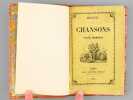 Recueil de chansons [édition originale,  exemplaire dédicacé par l'auteur ]. NADAUD, G. [ NADAUD, Gustave (1820-1893) ]