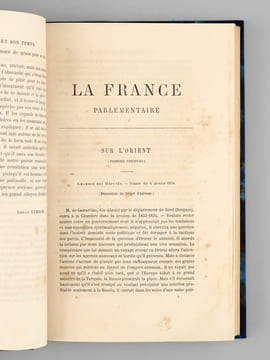 La France parlementaire (1834-1851) , oeuvres oratoires et écrits politiques, précédés d'une étude sur la vie et les oeuvres Lamartine par Louis ...