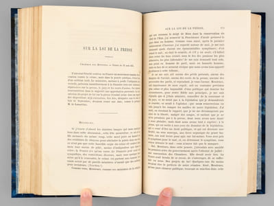 La France parlementaire (1834-1851) , oeuvres oratoires et écrits politiques, précédés d'une étude sur la vie et les oeuvres Lamartine par Louis Ulbach (6 tomes, complet)