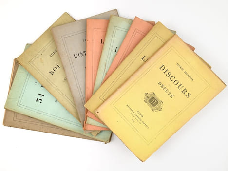 [ Lot de 9 brochures en édition originale : ] Le Droit de Parler. Lettre à M. Imhaus [ On joint ] Le 31 Mai [ On joint ] Adresse au Roi Coton [ On ...