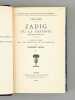 Zadig ou la Destinée, histoire orientale (2 tomes reliés en un volume, complet). VOLTAIRE ; ASCOLI, Georges