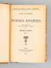 Poésies diverses (2 tomes, complet). SCARRON ; CAUCHIE, Maurice