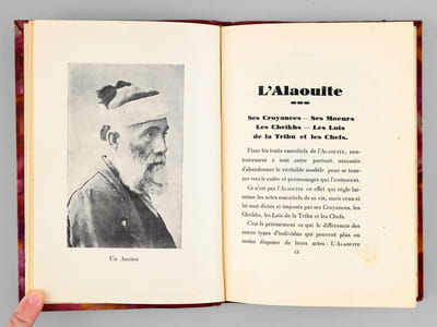 L'Alaouite. Ses croyances. Ses moeurs. Les cheiks. Les lois de la tribu et les chefs.