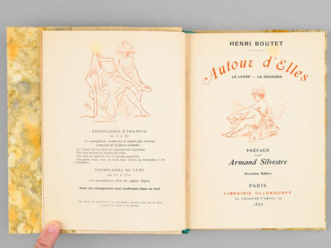 Autour d'Elles - Le Lever ; Le Coucher. BOUTET, Henri ; SYLVESTRE, Armand (préf.)