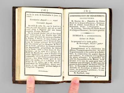 Almanach du Département du Var, pour l'an mil huit cent dix-sept [ Edition originale ]