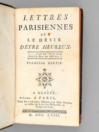 Lettres Parisiennes sur le Désir d'être Heureux (2 Parties - Complet)