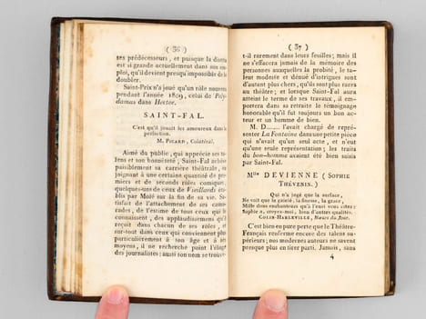 L'Opinion du Parterre, ou Revue de tous les Théatres de Paris. Septième année. Anonyme ; [ LEMAZURIER, Pierre-David ; PILLET, Fabien  ]