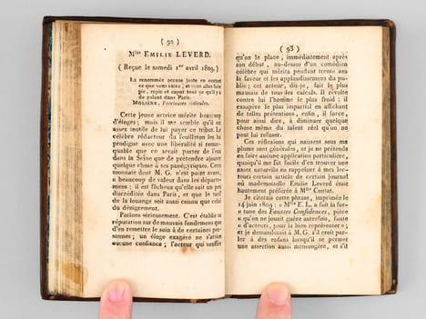 L'Opinion du Parterre, ou Revue de tous les Théatres de Paris. Septième année. Anonyme ; [ LEMAZURIER, Pierre-David ; PILLET, Fabien  ]